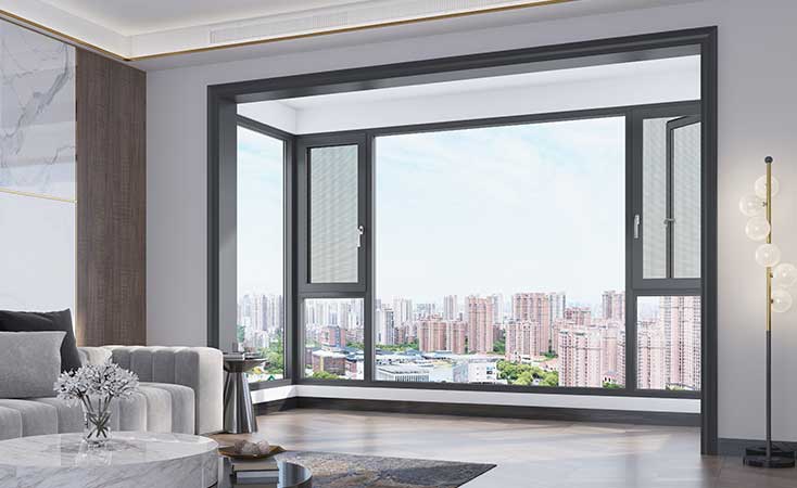 Integrated Gauze Aluminum Window