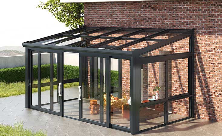 Aluminium Alloy Backyard Sun Room