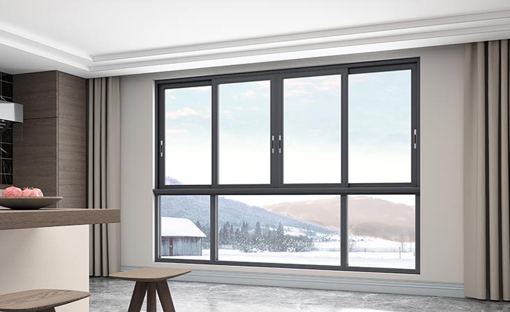 Two-track Aluminium Sliding Window