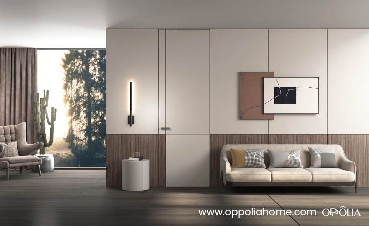 Floor to Ceiling Tall Modern Flush Door