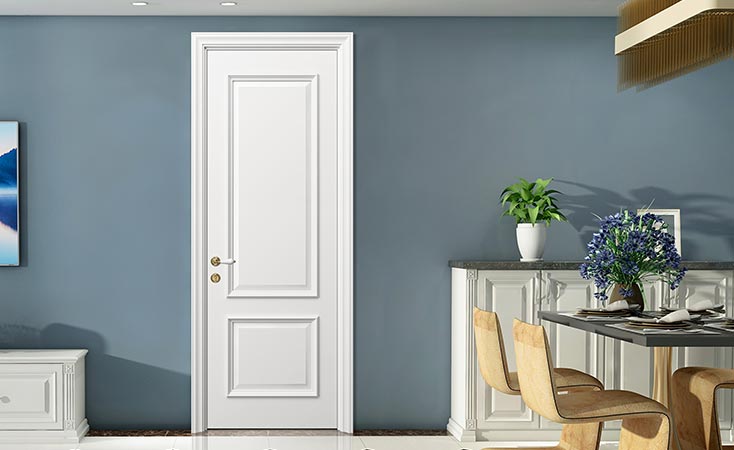 Modern White Painted Raised Door
