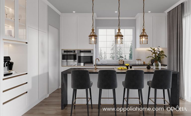 Contemporary Handleless Shaker Kitchen